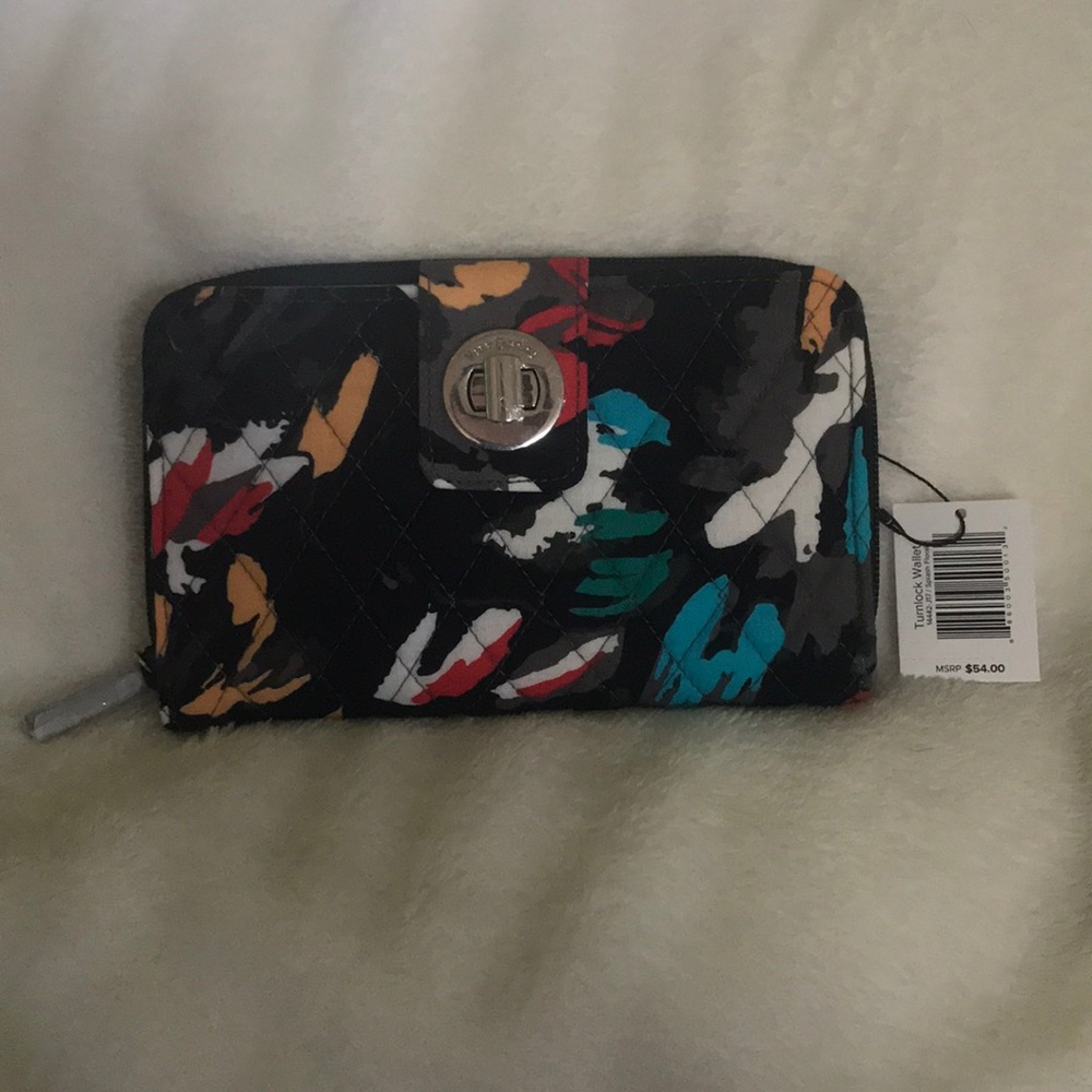 NWT Vera Bradley turnlock wallet